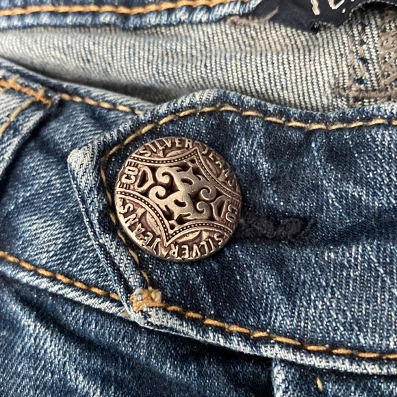 Silver Tuesday Low Rise Straight Leg. Sz 27/32 - Picture 7 of 12